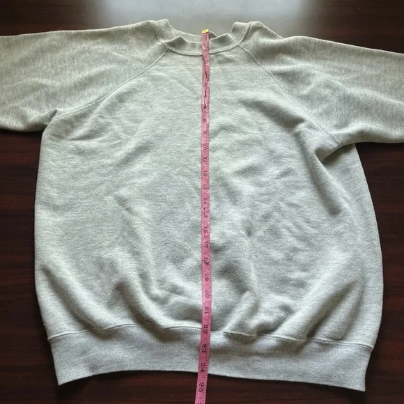 Hanes Light Gray Crewneck Men's Sweater - Picture 4 of 4